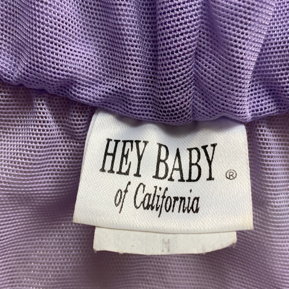 Y2K Custom purple Sheer mesh chiffon Sexy Hooded jacket top M - Picture 3 of 15